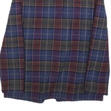 PENDLETON Womens Blue & Burgundy Check Wool Blazer Jacket S Woven Button
