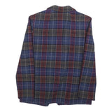 PENDLETON Womens Blue & Burgundy Check Wool Blazer Jacket S Woven Button