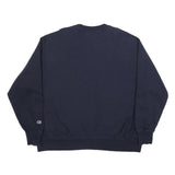 CHAMPION REVERSE WEAVE Mens Navy Blue Carolina Crew Neck 2XL Sweatshirt Classic