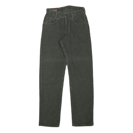 MARLBORO Mens Cotton Blend Regular Fit Straight Leg Trousers W26 L31 Casual Wear