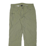 SCHOFFEL Womens Polyester Blend Green Regular Straight Trousers W31 L29 Casual