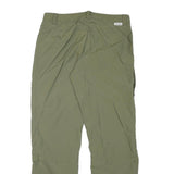 SCHOFFEL Womens Polyester Blend Green Regular Straight Trousers W31 L29 Casual