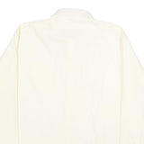 TOP SPORT Mens White 2XL Long Sleeve Cotton Blend Shirt Classic Fit Formal