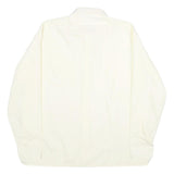 TOP SPORT Mens White 2XL Long Sleeve Cotton Blend Shirt Classic Fit Formal