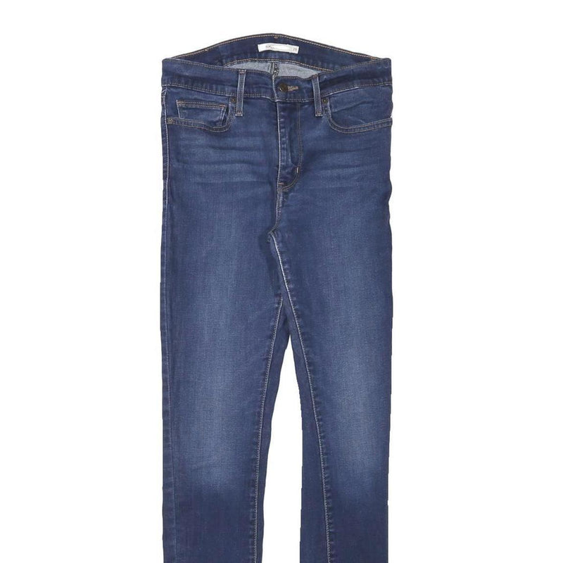 LEVI'S Womens Slim Blue Denim Jeans W27 L31 Zip Classic Fit