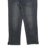 INSTANT VINTAGE Womens Regular Fit Blue Denim Jeans Cotton Zip W26 L21 Stylish