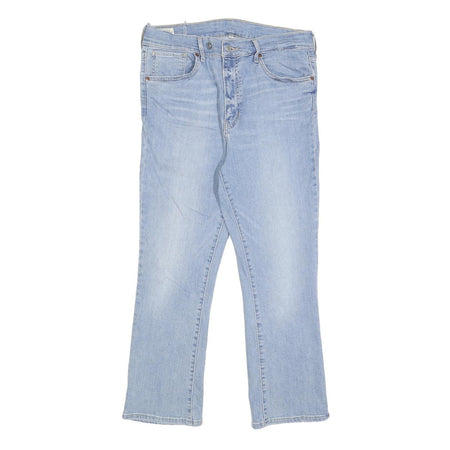 LEVI'S Womens Regular Light Blue Denim Jeans W31 L25 Classic Cotton Blend Zip