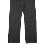 LEVI'S Mens Jeans Black Regular Straight Denim Raw W28 L29 Classic Cotton Blend