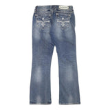 ROCK REVIVAL Womens Jeans Blue Regular Bootcut Denim Medium W32 L31 Stylish