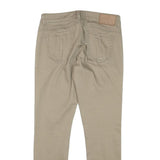 SYLVIAN HEACH Womens Slim Beige Cotton Blend Trousers W28 L25 Casual Wear
