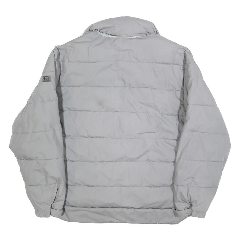 SERGIO TACCHINI Mens Grey Jacket M Polyester Blend Plain Lightweight Zip