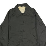 DON ALLESON ATHLETIC Mens Black Nylon Button Jacket M Lightweight Sportswear