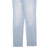 LEVI'S 511 BIG E Mens Jeans Blue Slim Skinny Denim Light W32 L34 Classic Button