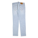 LEVI'S 511 BIG E Mens Jeans Blue Slim Skinny Denim Light W32 L34 Classic Button