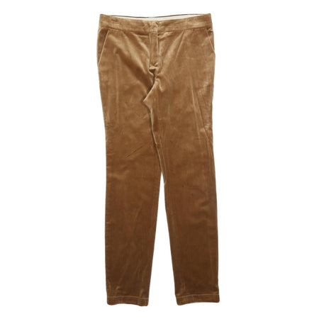 MAX MARA STUDIO Womens Polyester Blend Brown Slim Straight Trousers W30 L30