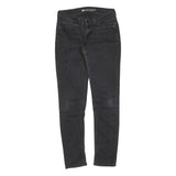 LEVI'S Womens Slim Black Denim Slim Skinny Jeans Cotton Blend W30 L29 Stylish