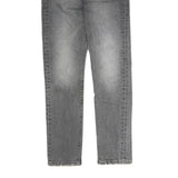 LEVI'S 501S Womens Jeans Grey Slim Straight Denim Medium W25 L28 Button Closure