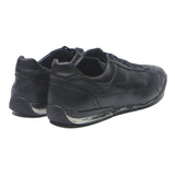 BOSS Mens Leather Black Lace-Up Trainers UK 10 Casual Comfortable Stylish