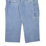DICKIES Mens Jeans Blue Regular Straight Denim Light W38 L22 Workwear Carpenter