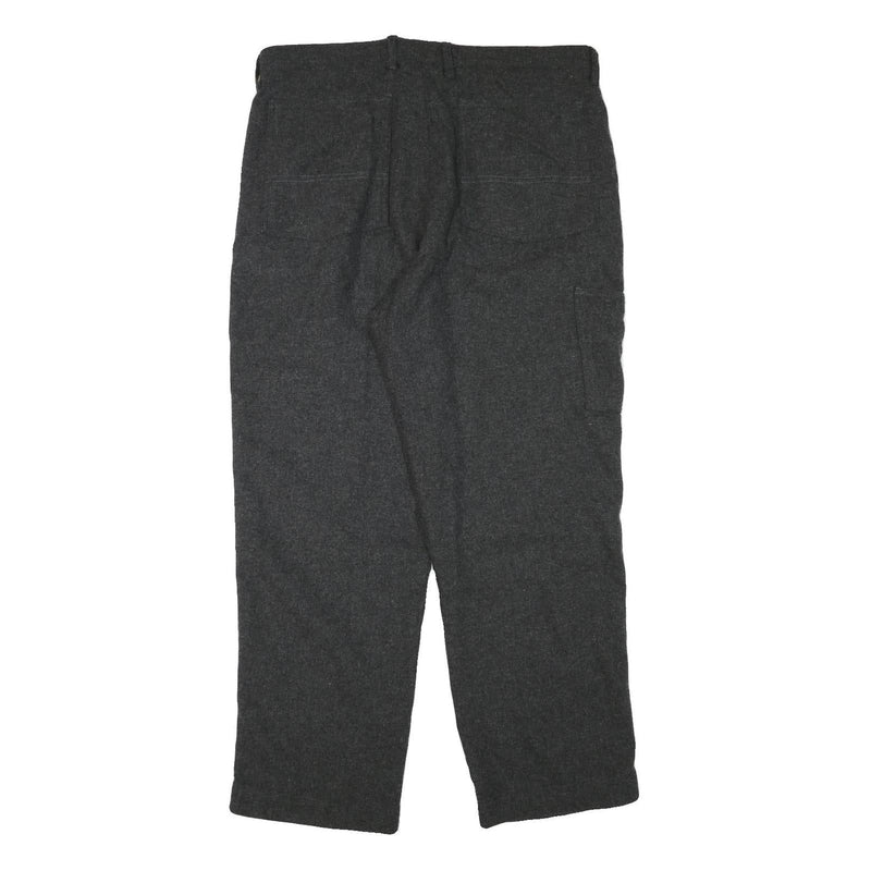 POLO RALPH LAUREN Mens Wool Blend Grey Regular Fit Straight Trousers W38 L31