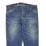 DICKIES Mens Blue Regular Fit Straight Leg Denim Woven Jeans W46 L27 Classic Zip