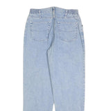 BIG STAR Womens Jeans Light Blue Regular Straight Denim Rinse W28 L30 Zip