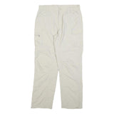 COLUMBIA Womens Regular Fit Beige Zip Cargo Trousers W32 L30 Outdoor Hiking