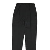 PATRIZIA PEPE Womens Wool Blend Black Slim Tapered Trousers W22 L29 Elegant Slim
