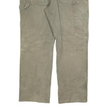 DICKIES Mens Relaxed Fit Jeans Beige Cotton Blend W36 L30 Workwear Zip Closure