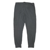 H&M Mens Cotton Blend Black Relaxed Cargo Trousers W30 L25 Casual Zip Pockets