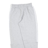 ADIDAS Womens Joggers Grey & White Regular Tapered M W28 L28 Comfortable Cotton