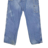 DICKIES Mens Regular Fit Light Blue Denim Jeans W34 L31 Workwear Style Zip