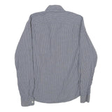 TIMBERLAND Mens Blue Check Shirt S Button Down Collar Cotton Long Sleeve Casual