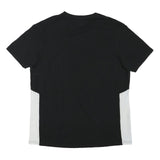 ELLESSE Mens Black & White Logo Graphic T-Shirt M Short Sleeve Crew Neck