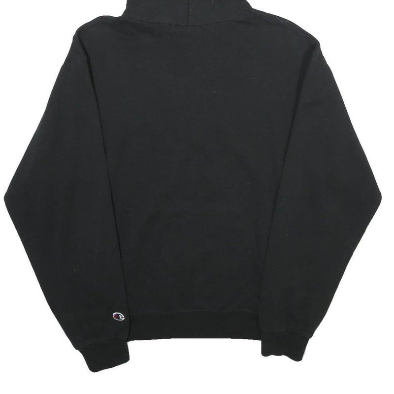 CHAMPION Mens Black University Of South Dakota Alumni Pullover Hoodie M Cotton