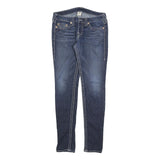 TRUE RELIGION Womens Jeans Blue Slim Skinny Denim Medium W31 L34 Stylish Zip