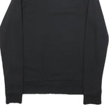 REEBOK Womens Black Sweatshirt Crew Neck S Cotton Blend Pullover Casual