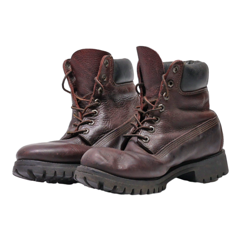 TIMBERLAND Ankle Boots Brown Leather Mens UK 7