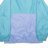 AQUA GUARD Mens Blue & Lilac Waterproof Jacket L Polyamide Blend Plain