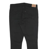 LEVI'S Womens Classic Black Skinny Denim Woven Zip W32 L30 Stylish Comfort