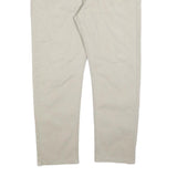 LEVI'S Mens Regular Fit Beige Cotton Blend Trousers W38 L30 Zip Closure Classic