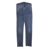 LEVI'S 519 Mens Jeans Blue Slim Skinny Denim Medium W26 L27 Zip Pocket Casual