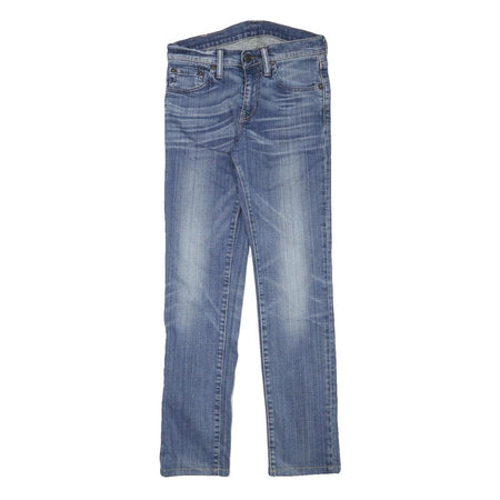 LEVI'S 511 Mens Slim Jeans Blue Denim Medium W26 L28 Classic Cotton Blend