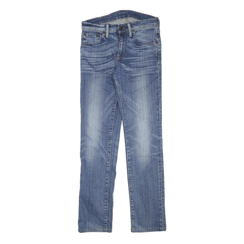 LEVI'S 511 Mens Slim Jeans Blue Denim Medium W26 L28 Classic Cotton Blend