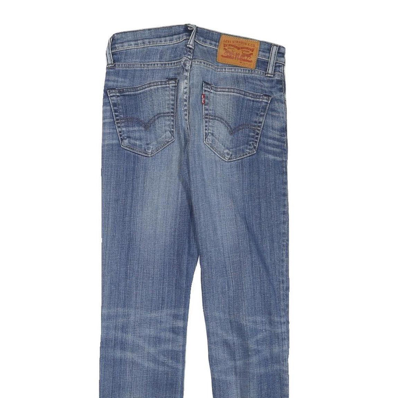 LEVI'S 511 Mens Slim Jeans Blue Denim Medium W26 L28 Classic Cotton Blend