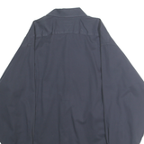 TOMMY HILFIGER Mens Black Classic Cotton Shirt XL Button Down Collar Long Sleeve