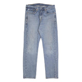 LEVI'S 505 Mens Jeans Blue Regular Straight Denim Medium W32 L30 Classic Fit Zip