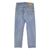 LEVI'S 505 Mens Jeans Blue Regular Straight Denim Medium W32 L30 Classic Fit Zip