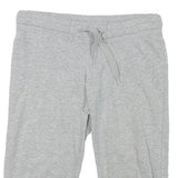 NIKE Womens Shorts Grey Casual S W30 Cotton Blend Comfort Drawstring