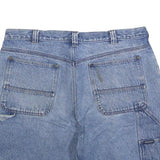 WOOLRICH Womens Denim Blue Casual Shorts XL W38 Cotton Blend Relaxed Fit